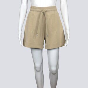 Lululemon High Rise Shorts Size 6 Tan Beige Casual Athleisure Softstreme Cozy